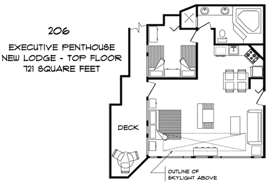Penthouse Accommodation Floorplan